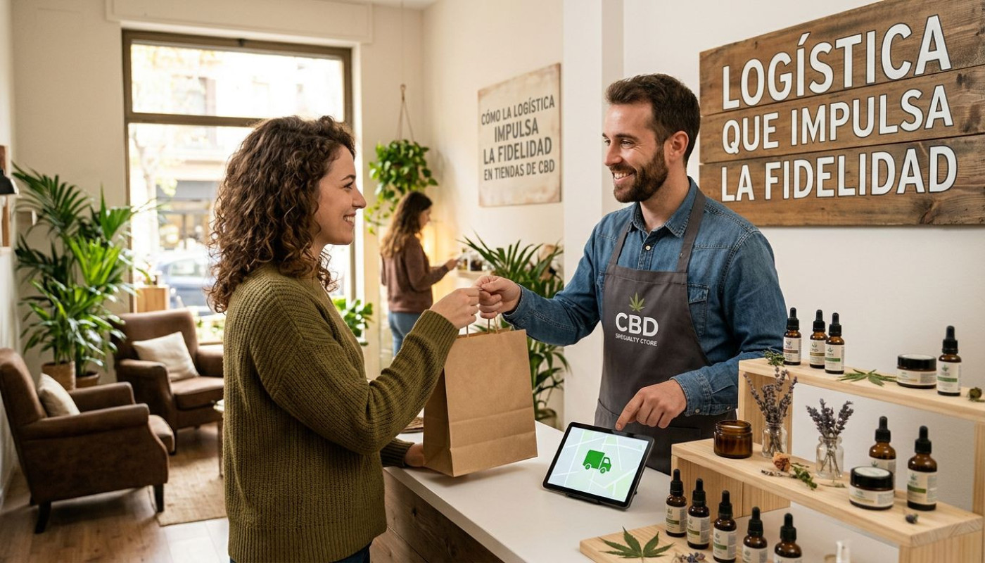 Cómo la logística impulsa la fidelidad en tiendas de cbd